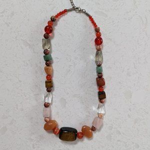 Multicolor Stone Beaded Necklace
